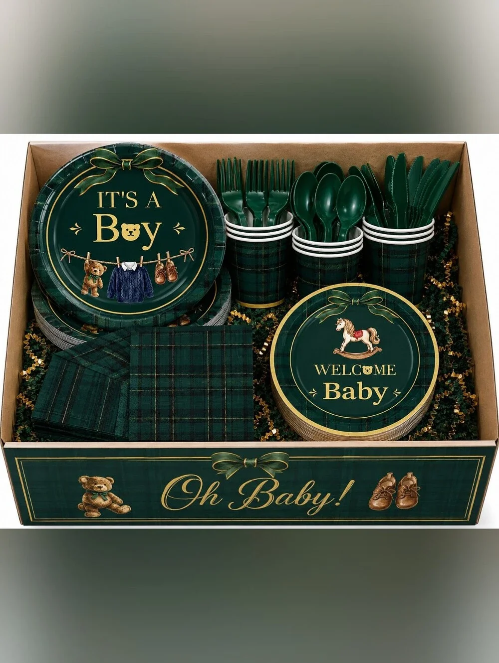 Polo Oh Baby! Green Plaid 
